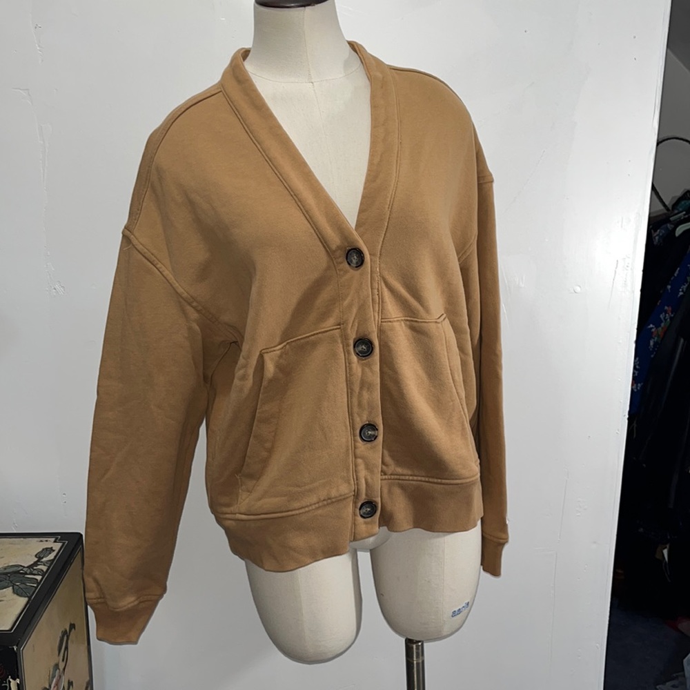 Everlane tan sweater oversize